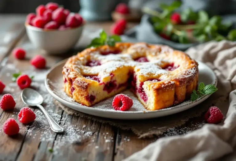 « Je craque pour ce clafoutis hyper protéiné aux framboises » (léger et pauvre en calories !).jpg